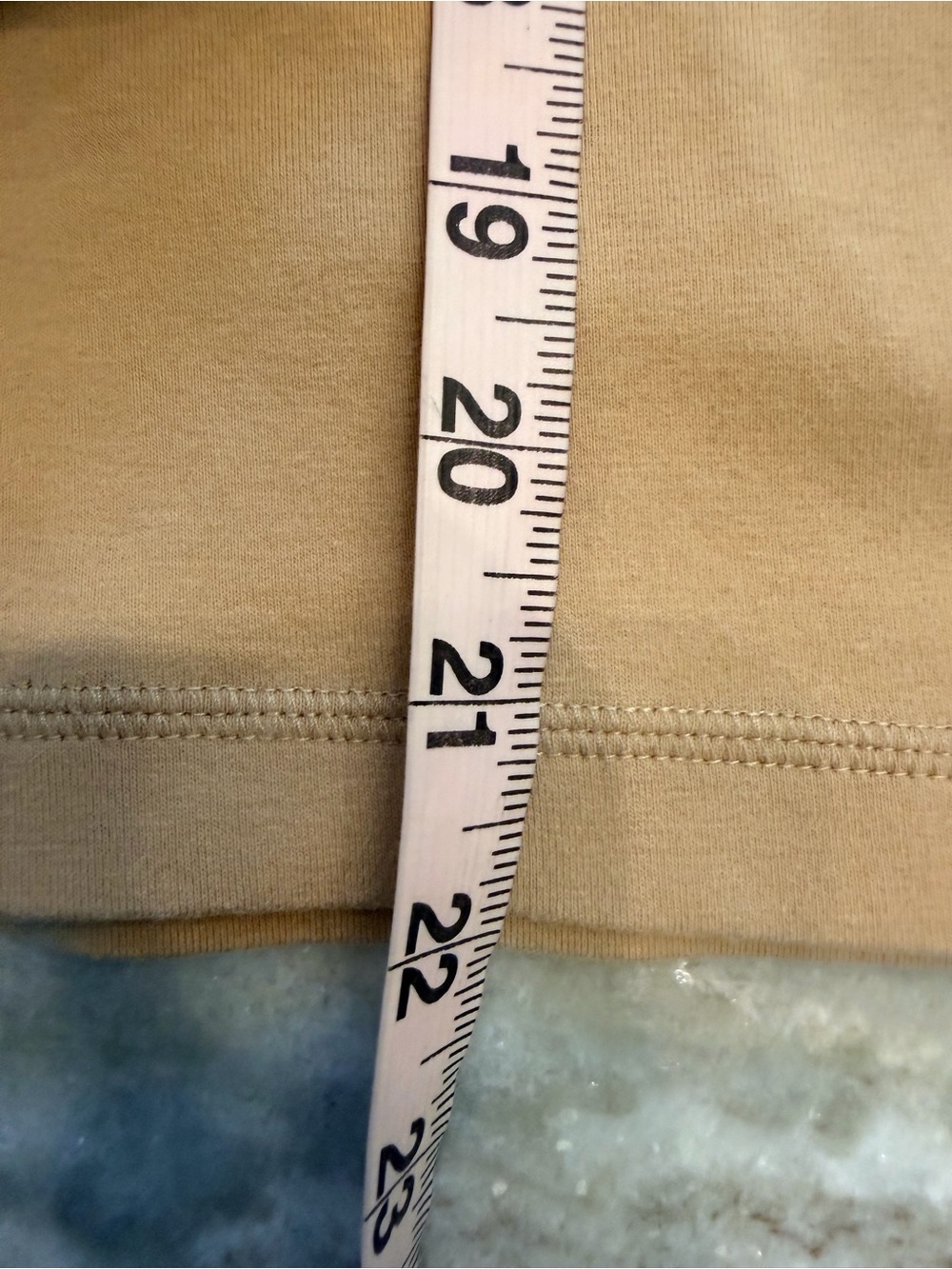 Chico’s Size 0 Small Camel Embellished V Neck Long Sleeve Top - Picture 6 of 7